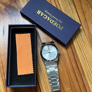 Reloj , para hombre, cuarzo, plateado, esfera nacar - Img 55234490