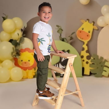 ESTUDIO FOTOGRÁFICO 🦁🌿 ¡UNA AVENTURA SALVAJE PARA CELEBRAR SUS 3 AÑITOS! 🐘🐒 - 4/7
