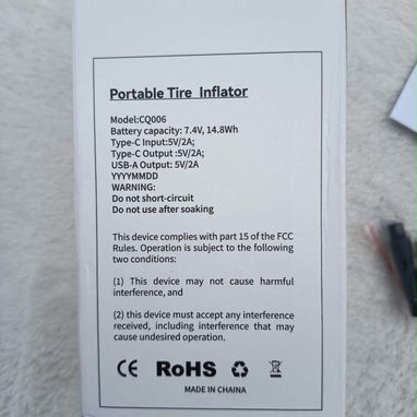 Compresor de Aire Portátil para Neumáticos - 2/2