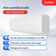 Split de 1T con 15 días de garantía y envío a domicilio gratuito, marca Haitech (220V 60HZ), 280USD - Img 56918898