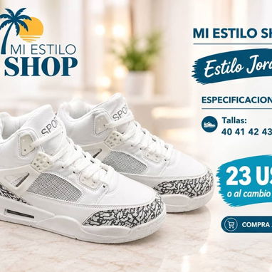 Tenis estilo converse y zapatos estilo jordan - 4/5