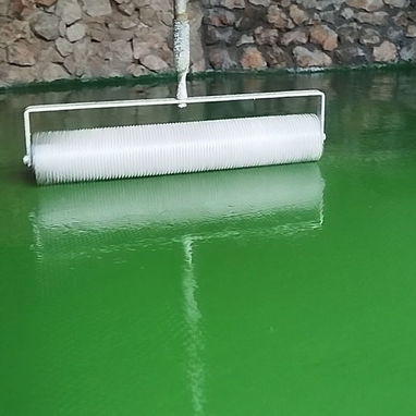 Brigada de revestimiento co resina epóxica y pintura epóxica para superficies industriales y de alto transito. - Img 123368888