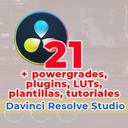 Davinci Resolve Studio 21.0.3 🔴 Win/MacOS ➕ 🤩 PAQUETE EXCLUSIVO d POWERGRADES,LUT,PLANTILLAS + REGALO 🎁CLASE MAESTRA - Img 56548686
