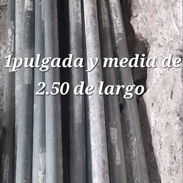 ❎❎tubos galbanizados y de hierro de pulgada y media de 3 metros - Img 49958746