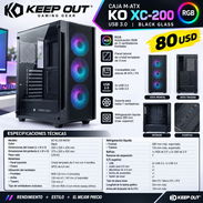 Chasis Keep Out XC-200 RGB con cristal templado y fanes - Img 57854988