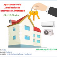 Rento Apartamento Climatizado de 2 Habitaciones en Sevillano Municipio 10 de Octubre - Img 44560158