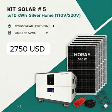 KIT DE INVERSORES SOLARES CON PANELES INCLUIDOS Y SERVICIO DE MENSAJERÍA - Img 119468531