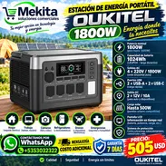 🔥 *OFERTA DISPONIBLE* 📦 *Estación de Energía Portátil OUKITEL - 1800W* 💰 *Precio:* $505 USD 🛡️ *Garantía:* 7 días - Img 58310210