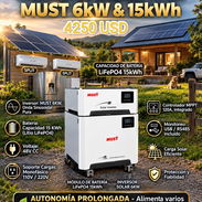 Inversor solar híbrido Must todo en uno de 6kw con 15kw de respaldo en 4250 usd con garantía y mensajería gratis - Img 57441858