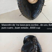 Guantes y mascotin Batos , para zurdos - Img 55317268