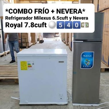 Combo Refrigerador y Nevera - Img 122999768