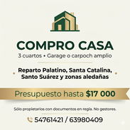 Compro casa en Reparto Palatino o cerca - Img 55435011