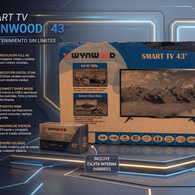 SmartTV 43 pulgadas con cajita interna - Img 125410423