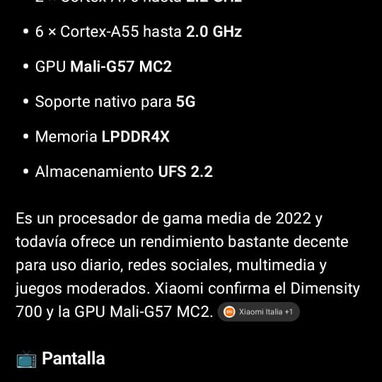 SE VENDE REDMI 10 5G EN PERFECTO ESTADO! 🔥 - 7/8