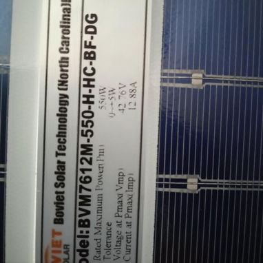 Panel solar 550 w - 2/2