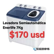 ‼️Lavadora semiautomática Enerlife 7 Kg ‼️ - Img 53296705