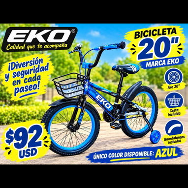 Bicicleta 20 color Rosa y Azul - 2/2