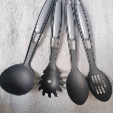 Set de 4 piezas de utensilios de cocina Plástico engomado - Img 124862325