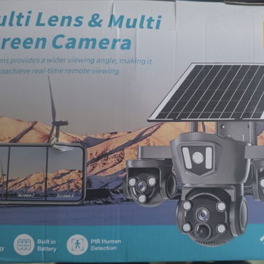 Cámara de seguridad solar 4G LTE, Wifi. Nueva - 6/7