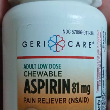 Aspirina 81 mg frasco con 36, 120 y 300 tabletas - 3/3