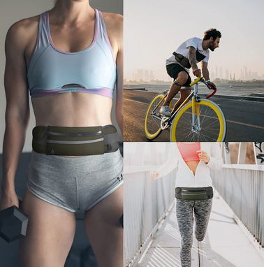 Bolso para correr con Protecion luminica para la noche Mas soporte para botella de agua 6$ o Cup - Img 30493272