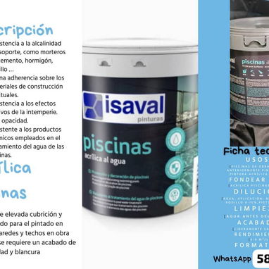 Pintura para piscina 4 litros al agua 💧 - Img 118779778