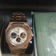 Reloj Audemas piguet oro viejo automatico triconpas impecable en su caja 53897362 - Img 45278851