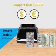 Detector Billetes Falsos Bisofice - UV/MG/IR -- USD y EUROS - Img 56133750