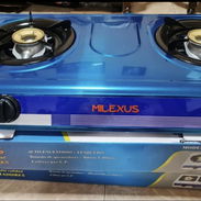Cocina de Gas de 2 hornillas de acero inoxidable con encendido de magneto Marca: MILEXUS - Img 55961846