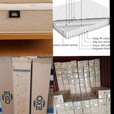 Venta de Colchones Cameros Originales marca eKo de muelles encapsulados al vacío Ortopedico Forro Antiescaras antialérgi - Img 118672204