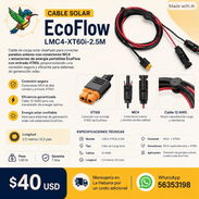 Cable LMC4-XT60i-2.5M conexión entre panel y ecoflow - Img 57092249