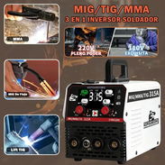 110/220 volt, Planta de soldar 3 en 1 MIG/MMA/TIG Inverter - Img 52277597