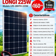 🌟COMBO DE PANEL SOLAR LONGI 225W CON CABLE 🌟 - Img 57258281