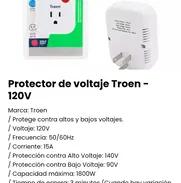 Protector de voltaje Troen - 120V. Nuevo - Img 50112149