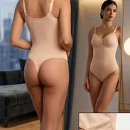 Faja Body Invisible de Control Sin Costuras - Nude Talla L/XL - Img 55909259