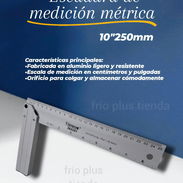 Escuadra de medición métrica 10" - Img 55968726