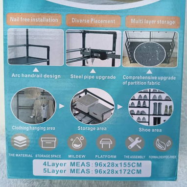 Organizador de Zapatos 4 Niveles con Perchero 🤩 - Img 119879606