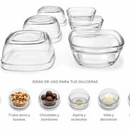 Set de 6 dulceras de vidrio Precio 13 usd - Img 58347637