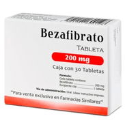 Bezafibrato 200mg , el blister de 10 tab --1,20 usd. - Img 49156201