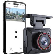 Cámara de tablero FHD 1080P para automóvil, AKEEYO WiFi Dash Cámara para automóviles, mini cámara frontal inalámbrica co - Img 53162636