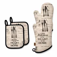 PROTECCIÓN TÉRMICA / GUANTES PARA HORNO Y TOALLA - Img 54881802