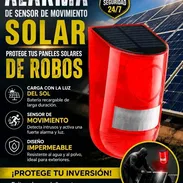 Alarma p/ Paneles Solares,garages ,etc,c/ sensor d movimiento,carga solar. Disponibles en tienda y servicio a domicilio✅ - Img 57170318