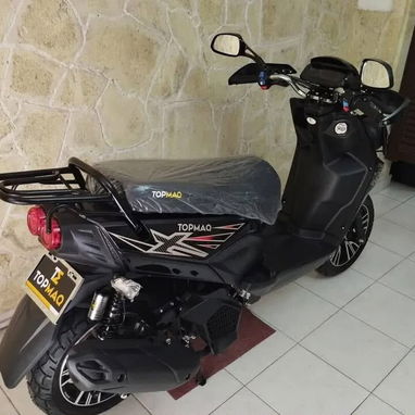 MOTO AUTOMÁTICA TOPMAQ  MODELO AVISPON 200 CC y Autonomia 35 km×L 🏍️ - 7/9