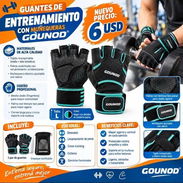 GUANTES DE ENTRENAMIENTO CON MUÑEQUERAS GOUNOD - Img 58148613