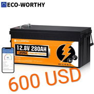 Batería LiFePO4 EcoWorthy 12.8V 280Ah con Bluetooth - Img 56859839