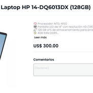 Laptop HP 14-DQ6013DX (128GB) - Img 58234604