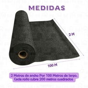 Malla de ocultacion negra 2x100m(200m²) - Img 57886060