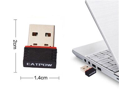 ⭕️ ADAPTADOR WIFI ✅ Adaptador Bluetooth USB ✅ Receptor inalámbrico USB ✅ Adaptador Portátil para Wifi - Img 49096748