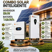 Combo Felicity Solar de Inversor de 8Kw con Bateria 16Kwh Precio 5700 usd - Img 57753888