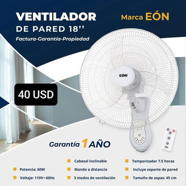 Ventiladores de Pared ( Garantía 1 año) - Img 105699441